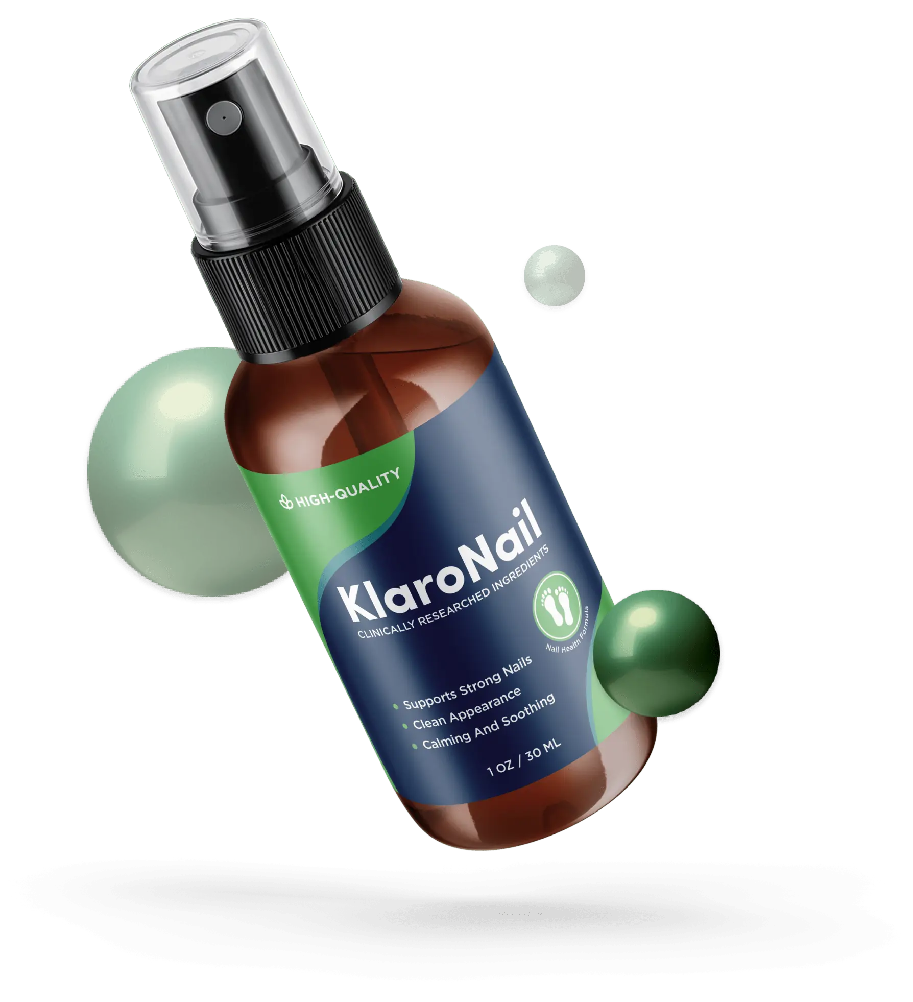 KlaroNail 1 oz daily nail and skin spray bottle